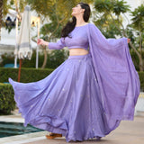 Purple Lehenga Set