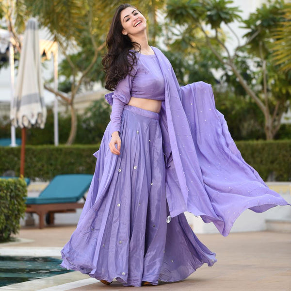 Purple Lehenga Set