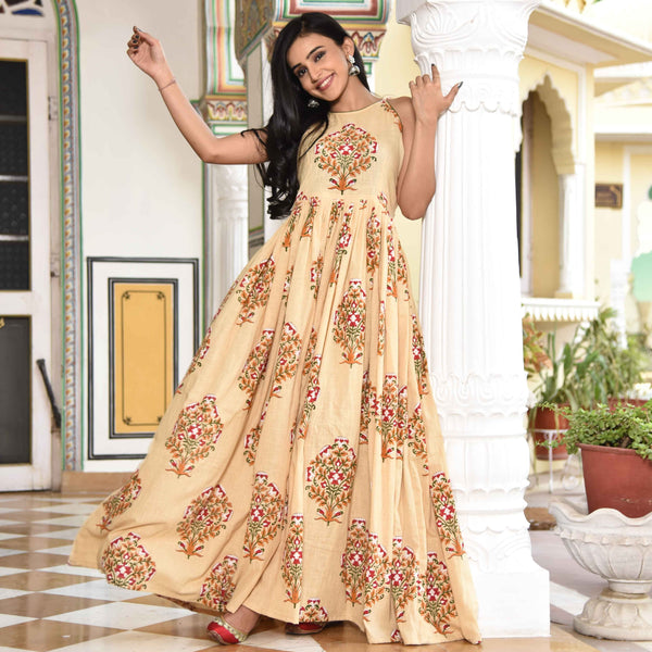 Surplice Butta Dress