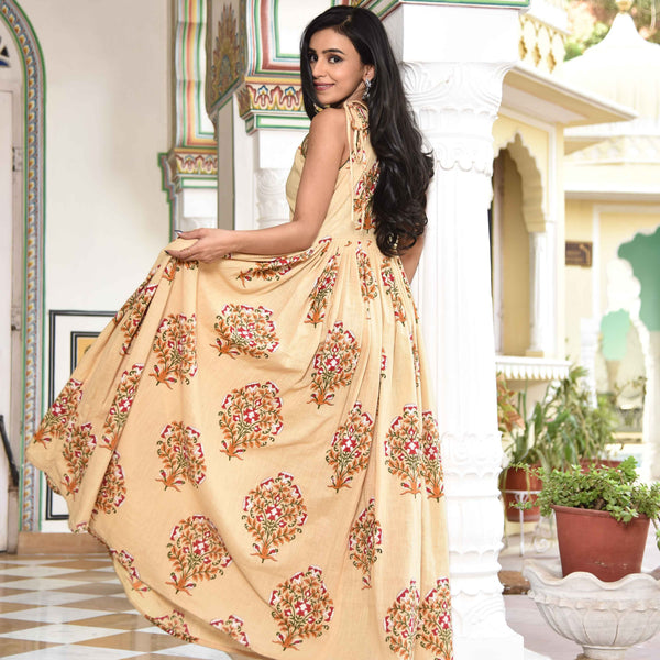 Surplice Butta Dress