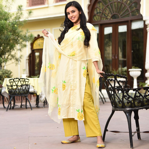 Eager Yellow Suit Set