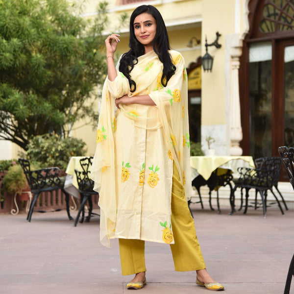 Eager Yellow Suit Set