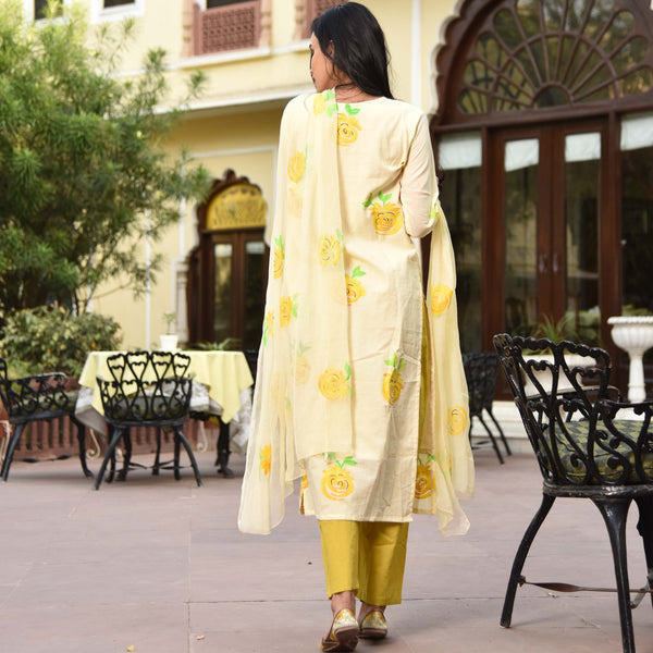 Eager Yellow Suit Set