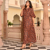 Bell Sleeved Floral Dress