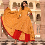Yellow Bird Kurta Pant