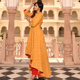 Yellow Bird Kurta Pant