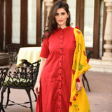Red Yellow Tassels Suit