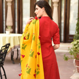 Red Yellow Tassels Suit
