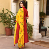 Red Yellow Tassels Suit