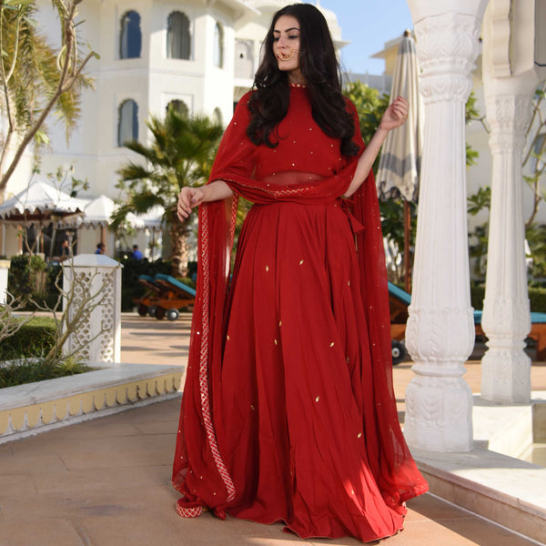 Beauty Red Lehenga Set
