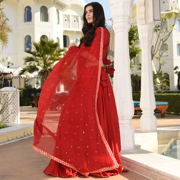 Beauty Red Lehenga Set