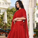 Beauty Red Lehenga Set