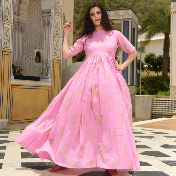 Taffy Colour Cotton Dress