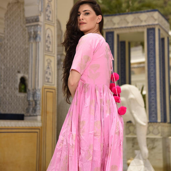 Taffy Colour Cotton Dress