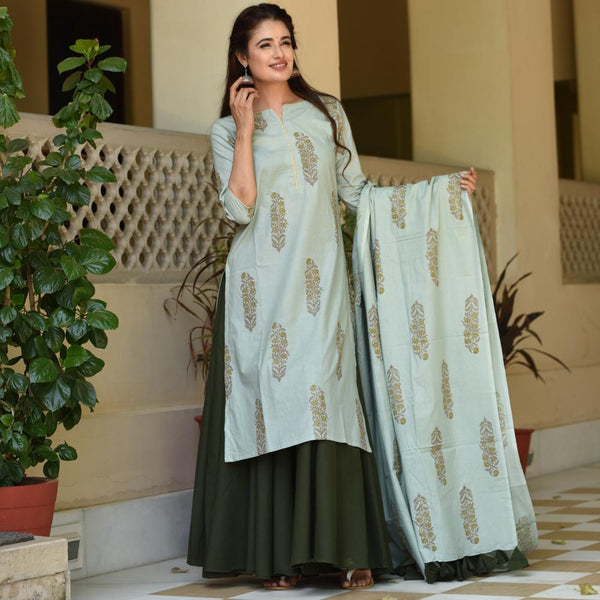 Basnatee Cotton Suit Set