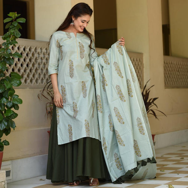 Basnatee Cotton Suit Set