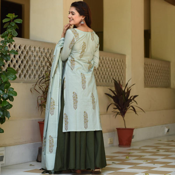 Basnatee Cotton Suit Set