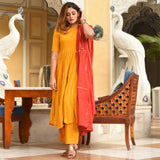 Mustard Red Suit Set