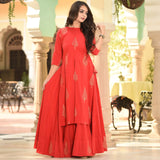 Empress Red Kurta Set