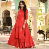 Empress Red Kurta Set