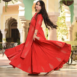 Empress Red Kurta Set