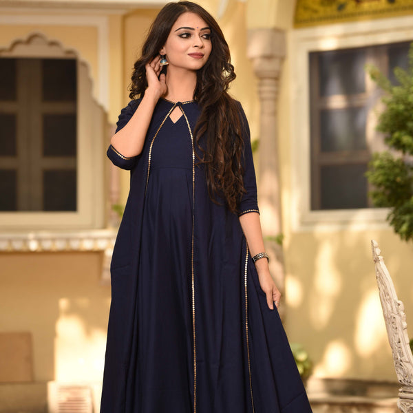Fresh Blue Work Dress
