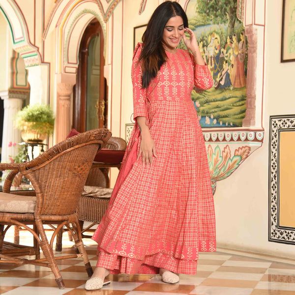 Wishing Pink Kurta Set