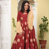 Frill Dress In Lotus