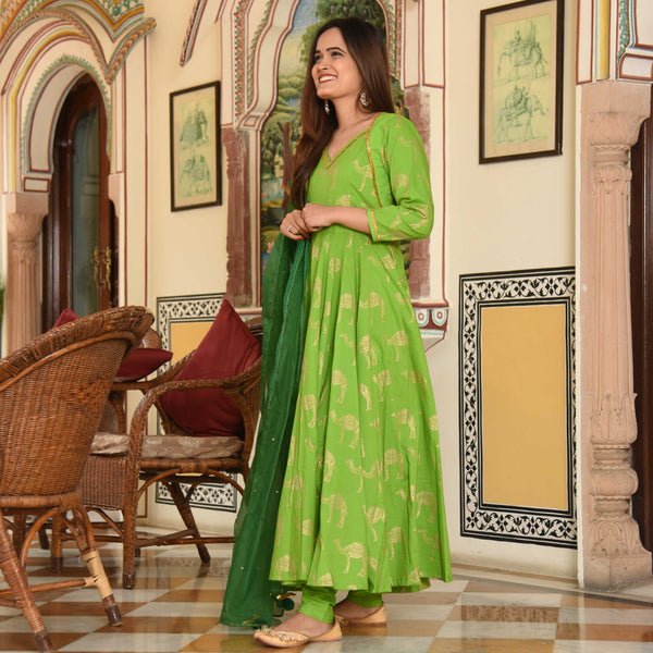 Leafy Green Suit Set