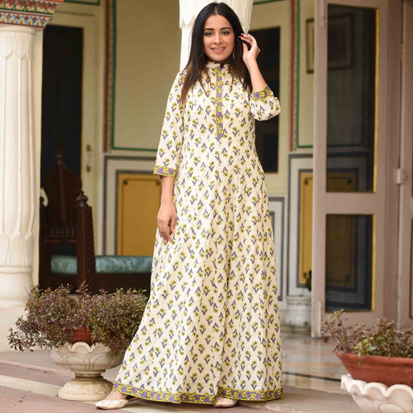 Organic Ivory Cotton Dress