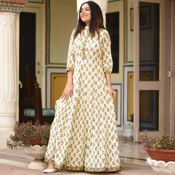 Organic Ivory Cotton Dress