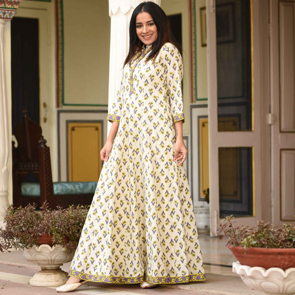 Organic Ivory Cotton Dress