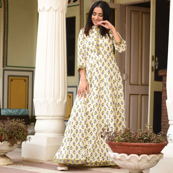 Organic Ivory Cotton Dress