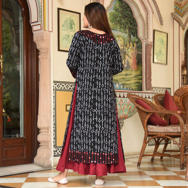 Misty Mirage Work Dress