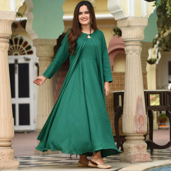 Green Apple Work Dress