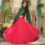 Emerald Accent Lehenga Set