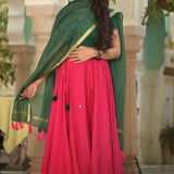Emerald Accent Lehenga Set