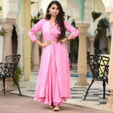 Moonga Silk Pink Dress