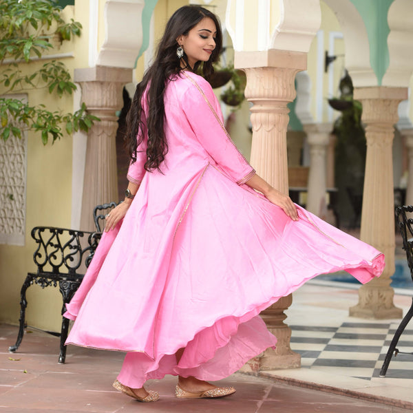 Moonga Silk Pink Dress