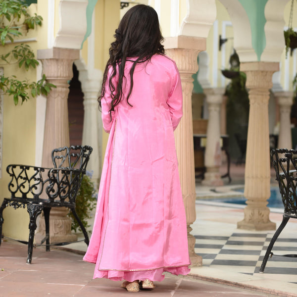 Moonga Silk Pink Dress