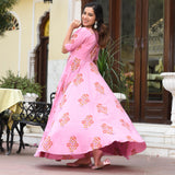 Lady Pink Cotton Dress