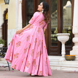 Lady Pink Cotton Dress