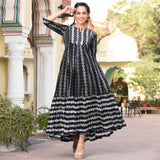 Black Geometric Dress