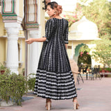 Black Geometric Dress