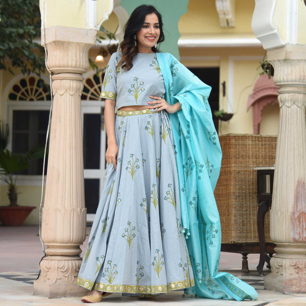Swirling Lehenga Set