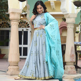 Swirling Lehenga Set