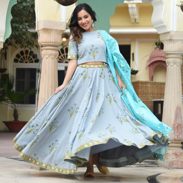 Swirling Lehenga Set