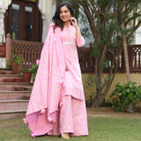 Pink Tint Suit Set