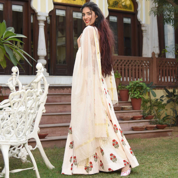 Mughal Butta Lehenga Set